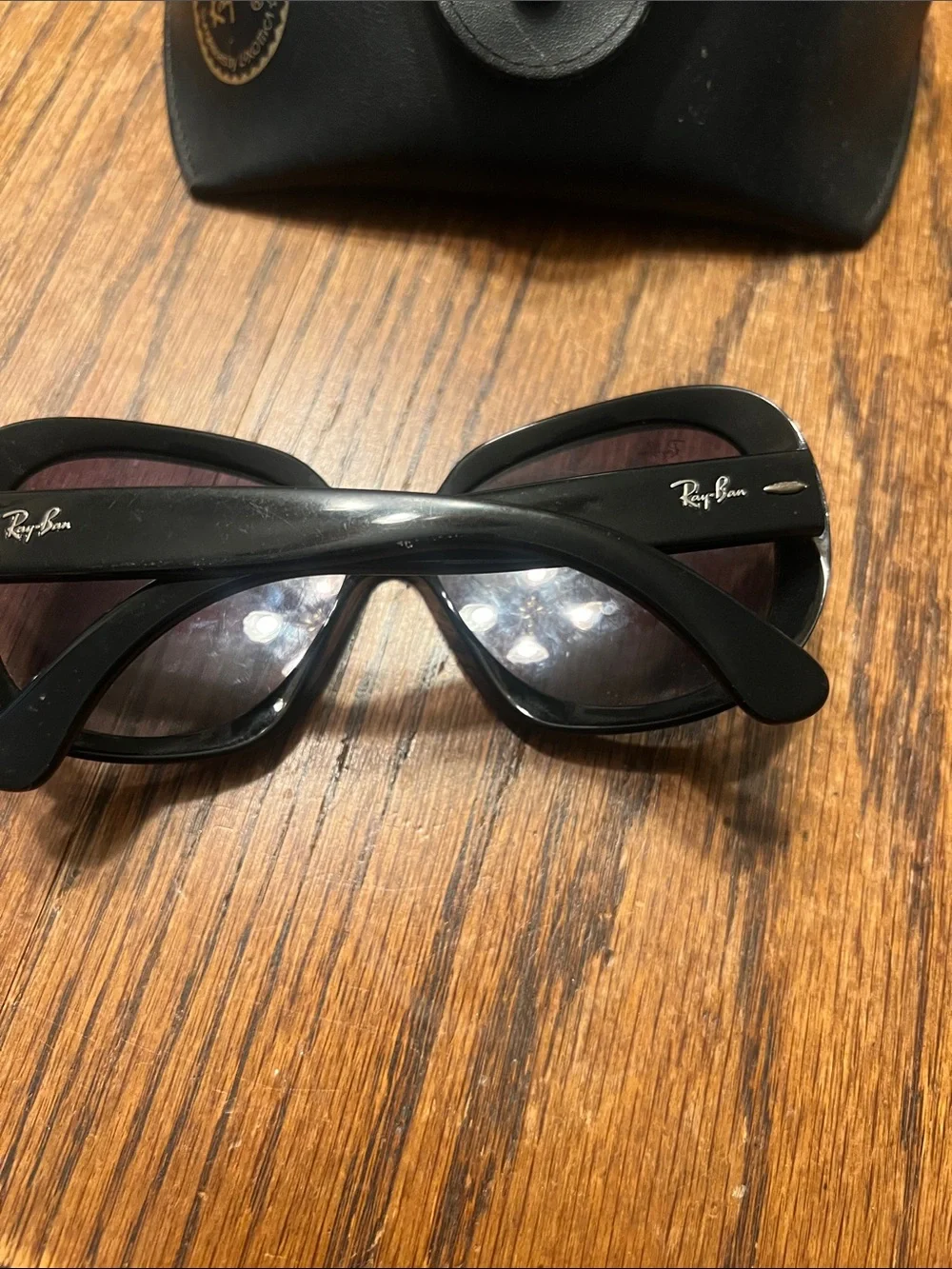 Ray-Ban Jackie Ohh II RB4098 Black Frame  and RB4115 Ray-Ban sporty sunglasses